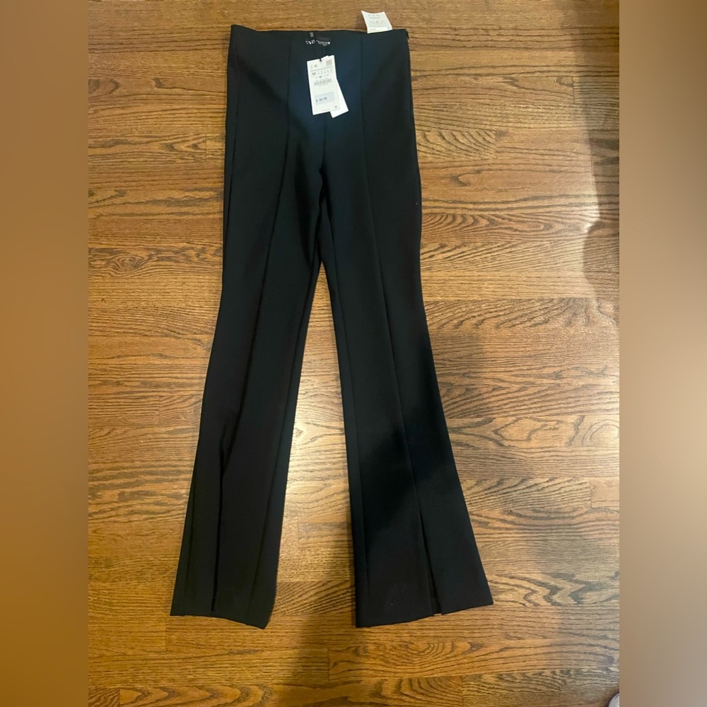 NWT Zara flared legging with splits